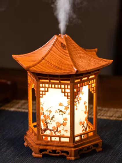 Humidificador templo Japonés Luminoso